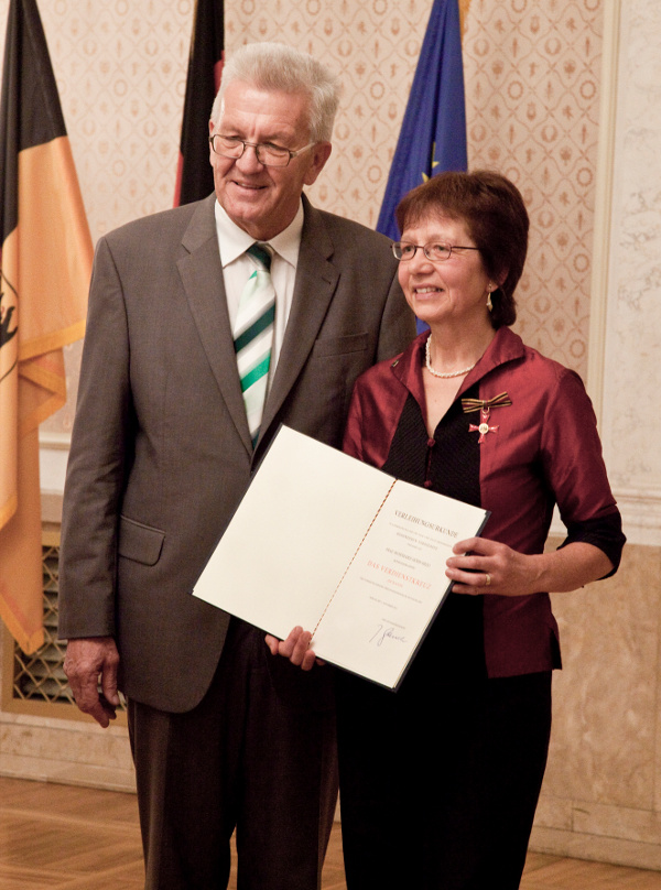 Rosemarie Hoehn-Mizo und Winfried Kretschmann