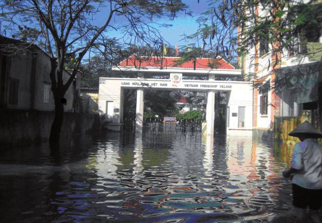 Das Dorf der Freundschaft nach dem Hochwasser